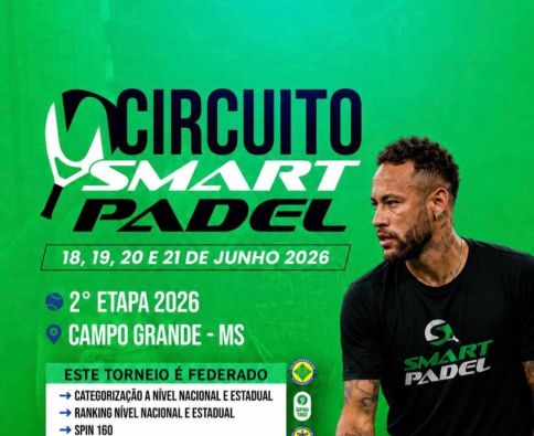 MAIS DE 180 ATLETAS MOVIMENTAM CAMPO GRANDE NA 2ª ETAPA SMART PADEL - SPIN 160